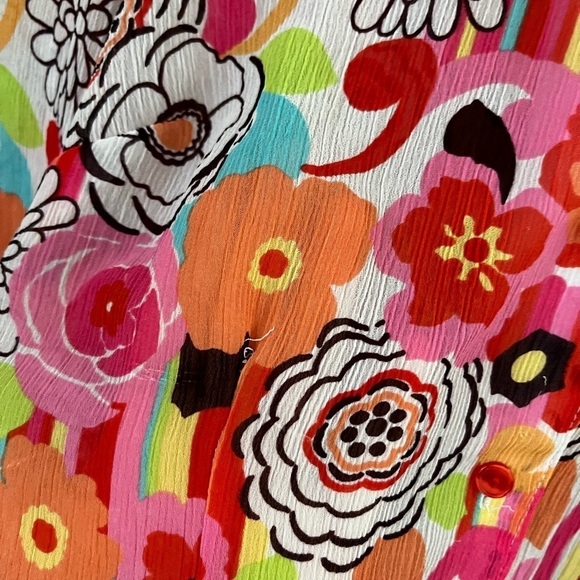 Retro Floral Top - Picture 2 of 6